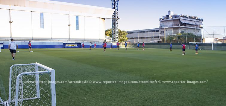 Η σημερινή προπόνηση στο αθλητικό κέντρο